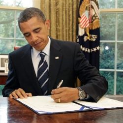 President barack obama signed osha into law in 2012.