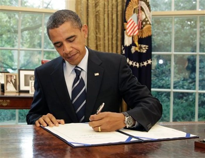 President barack obama signed osha into law in 2012.